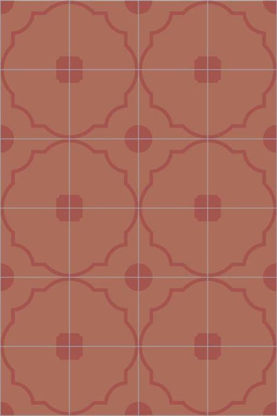 Bisazza Cementiles Couture Shrine Corallo