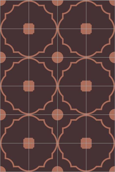 Bisazza Cementiles Couture Shrine Rubino