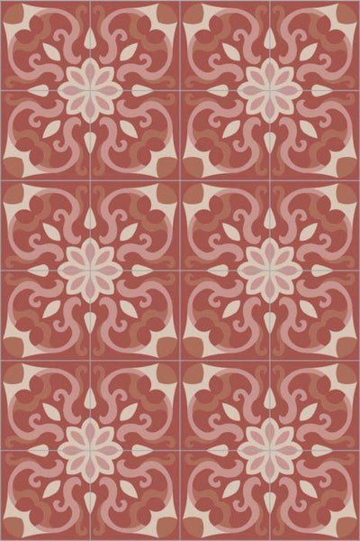Bisazza Cementiles Couture Spell Salmone