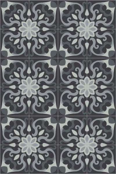 Bisazza Cementiles Couture Spell Smoke