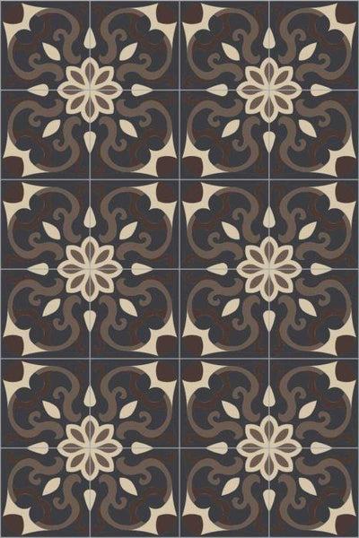 Bisazza Cementiles Couture Spell Wenge