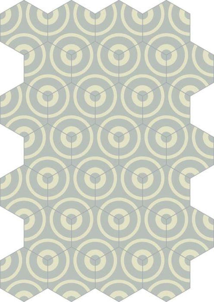Bisazza Cementiles Couture Concentric Frost
