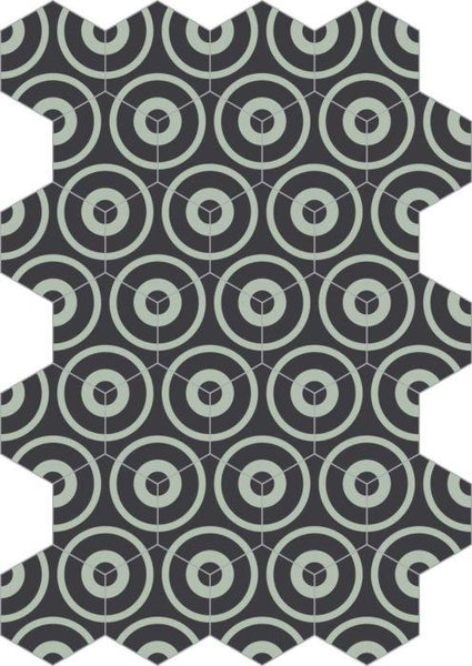Bisazza Cementiles Couture Concentric Storm
