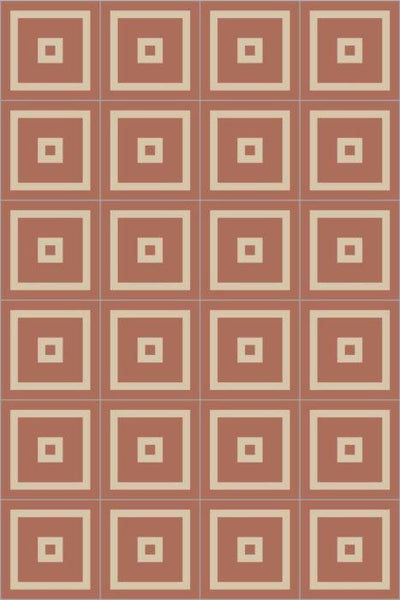 Bisazza Cementiles Couture Empire Tangerine