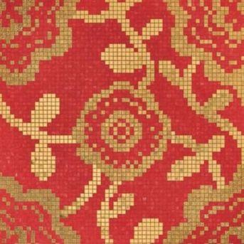 Bisazza Decori 20 Flower Carpet Red